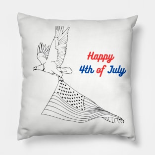 4th of July Pillow