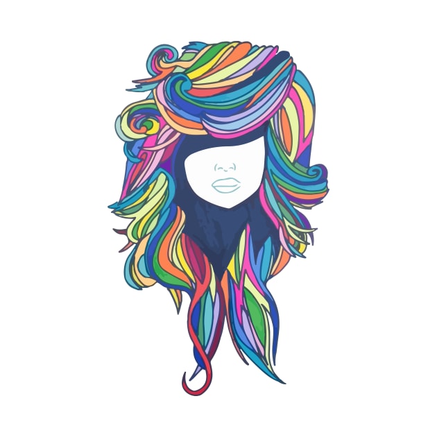 Rainbow Hair by wildmagnolia