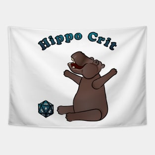 Hippo Crit Hit Tapestry