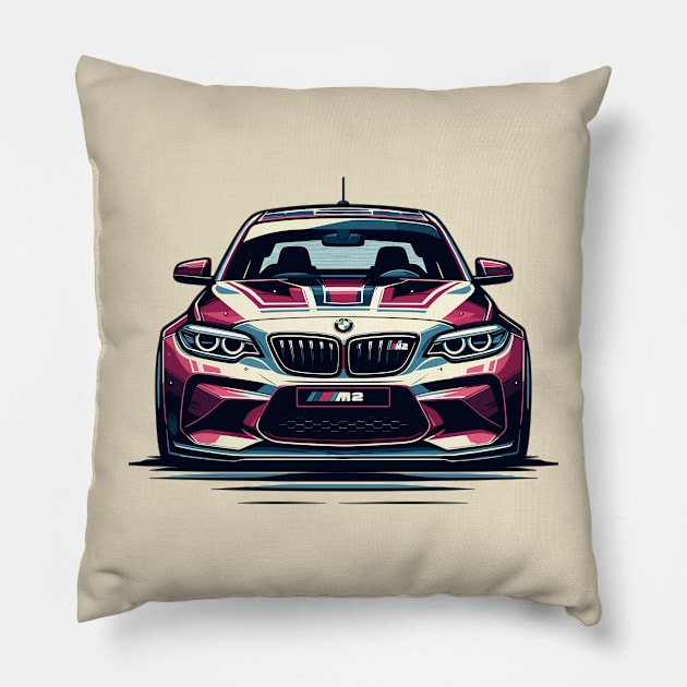 BMW M2 Pillow by Vehicles-Art