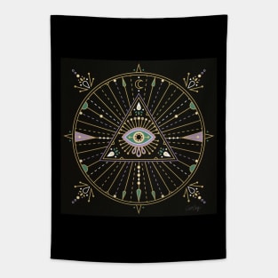 Evil Eye Mandala Tapestry