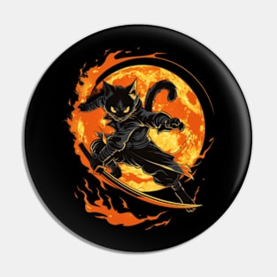 Cat Ninja Saga Stealthy Assassin Pin