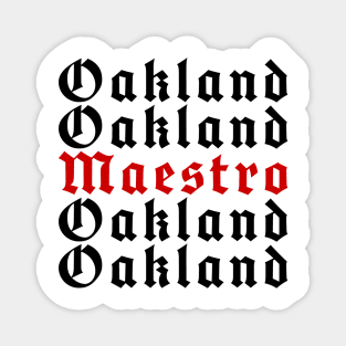 Oakland Maestro Magnet