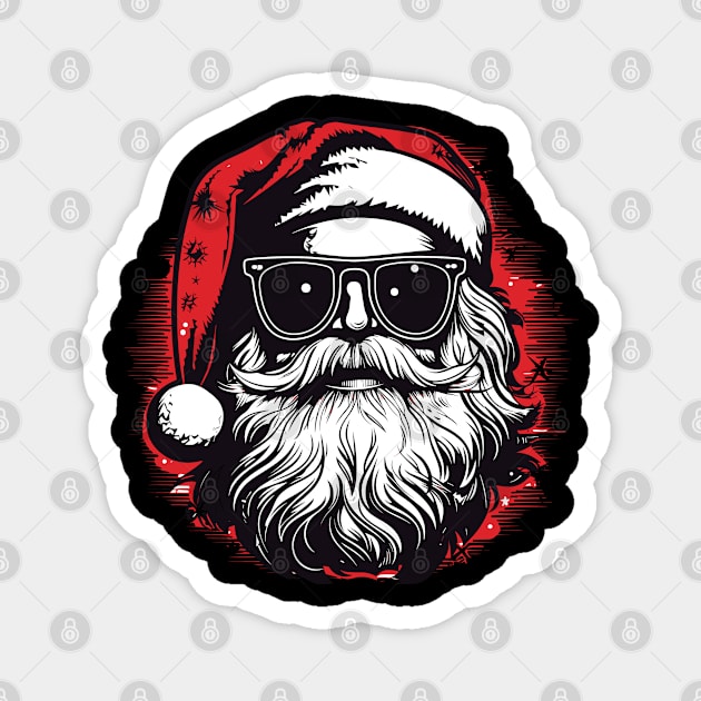 Santa Claus Magnet by MZeeDesigns