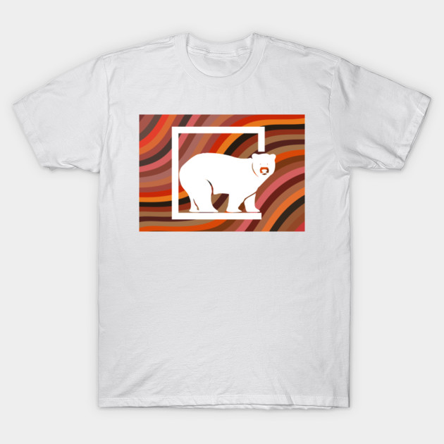 Polar Bear Abstract Polar Bear Abstract Art T Shirt Teepublic