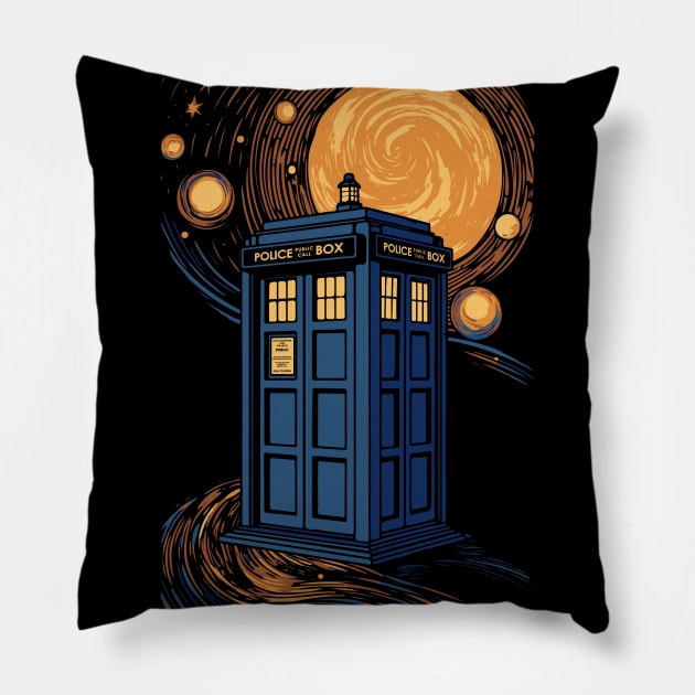 TARIDS Through Time And Space Pillow by DesignedbyWizards