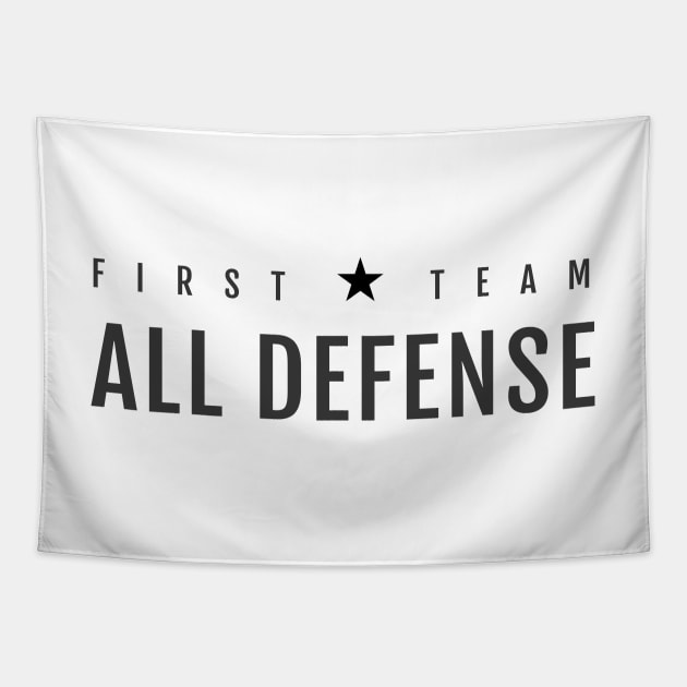 FIRST TEAM ALL DEFENSE Tapestry by hkxdesign