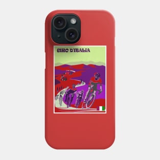 GIRO D ITALIA Bicycle Racing Abstract Advertising Print Phone Case