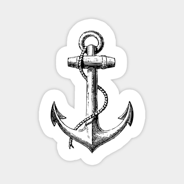 Classic Anchor Magnet by PastExpiry