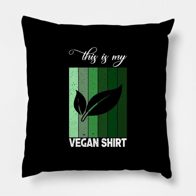 This is my vegan shirt Pillow by FatTize