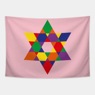 Rainbow Star Tapestry