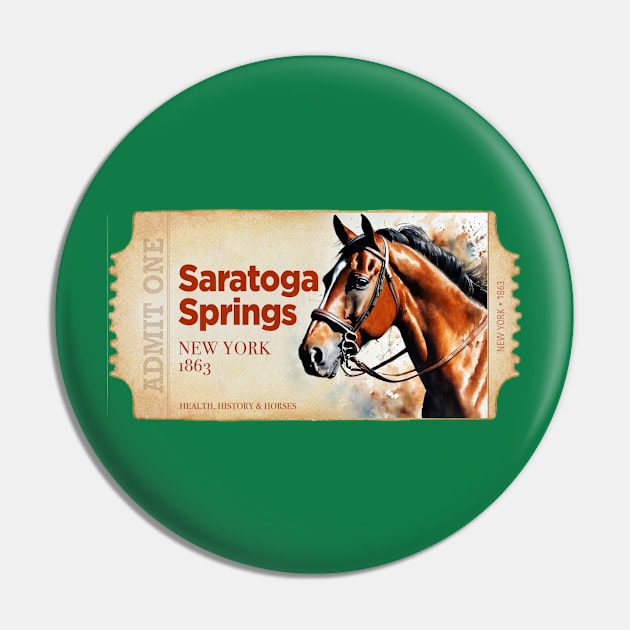 Horse Life in Saratoga Springs New York Pin by Cre8tiveSpirit