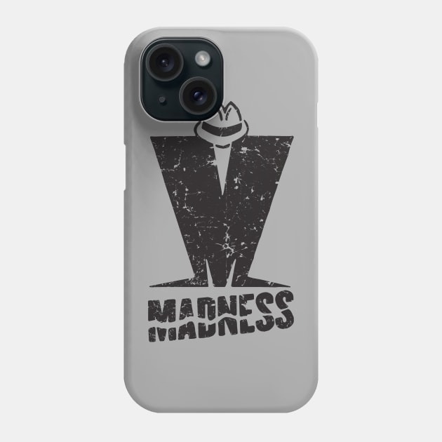 Madness - Retro Black Phone Case by Skate Merch