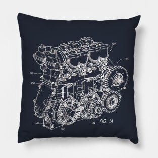 Nascar Engine Pillow