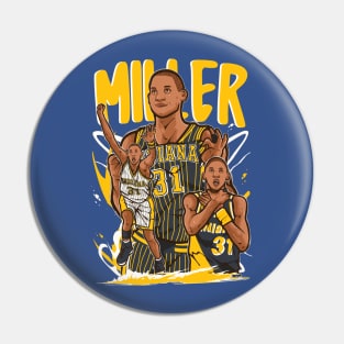 Reggie Miller Cartoon Pin