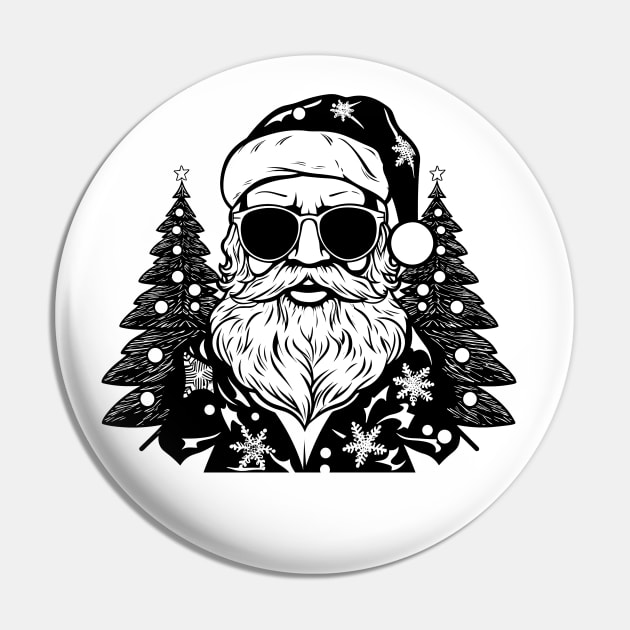 Santa Claus Pin by MZeeDesigns