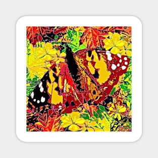 Butterfly Autumn Magnet