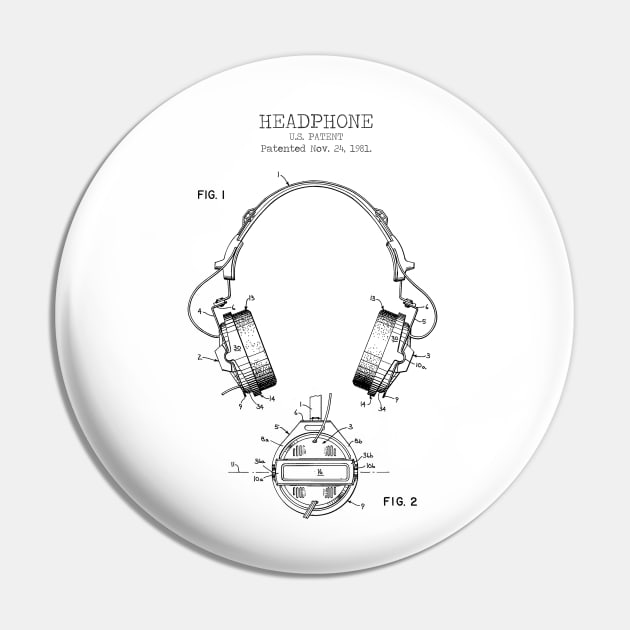 HEADPHONES patent Pin by Dennson Creative