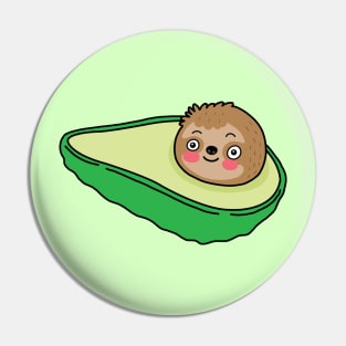 Avocado Sloth Pin