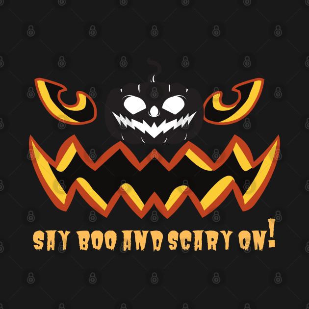 Say boo and scary on by Kachanan@BoonyaShop