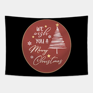 We wish You A Merry Christmas Tapestry