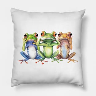 Frogs Pillow