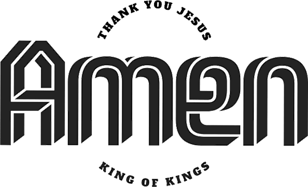 Amen - Thank you Jesus, King of Kings Kids T-Shirt by the L3 Studio