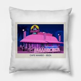 Cafe Mambo Nightclub Pillow