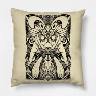 Psy Rabbit Pillow