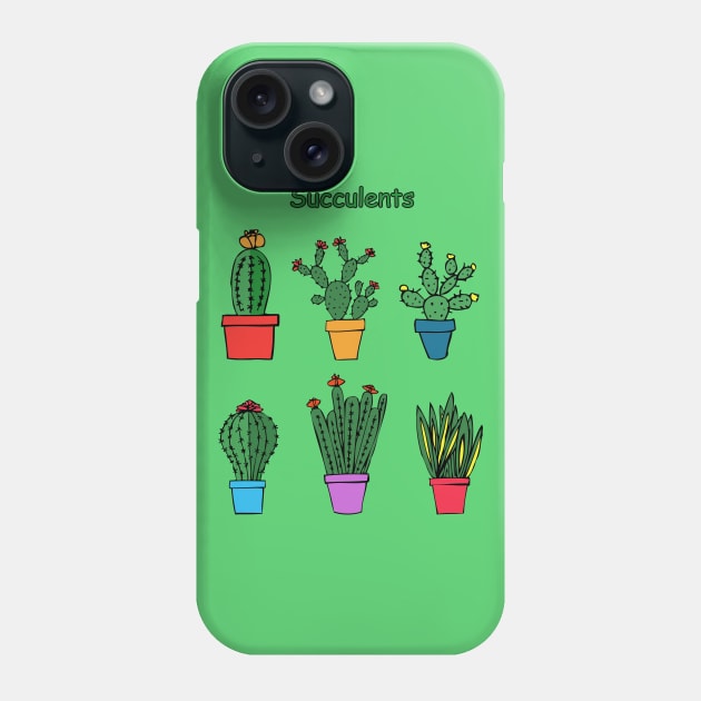 Succulents #1 Phone Case by headrubble