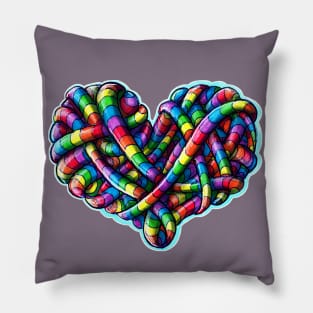 Tangled heart Pillow