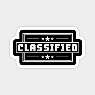 Classified Logo Full Magnet