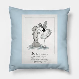 Prosperity Fairy - Ida Rentoul Outhwaite Pillow