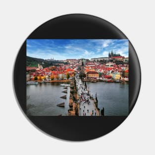 Prague - Charles Bridge Fine Art Photograph Pin