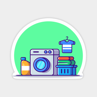 Washing Machine Laundry Set Magnet