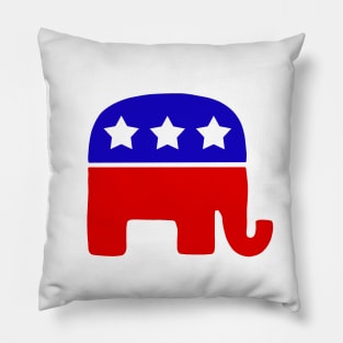 Republican Elephant Pillow