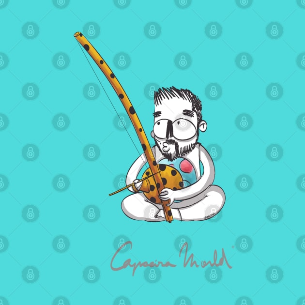 Capoeira Music Boy. Capoeira World by beatrizescobarilustracion