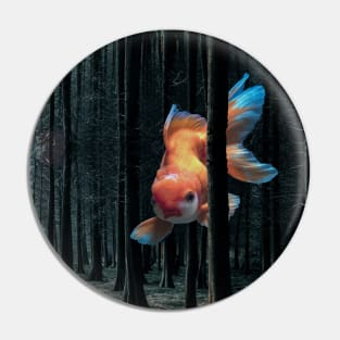 Koi Fish Forest Pin