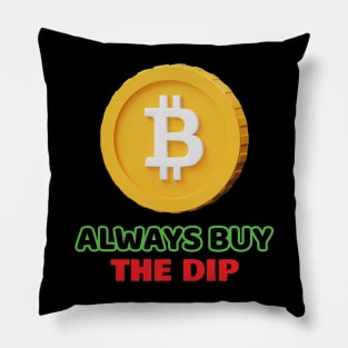 Bitcoin Buy The Dip Hodl Pillow