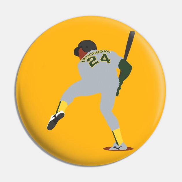 Rickey Henderson Pin by Fathian