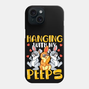 Hanging with My Peeps Cute Bunny Easter Day Phone Case