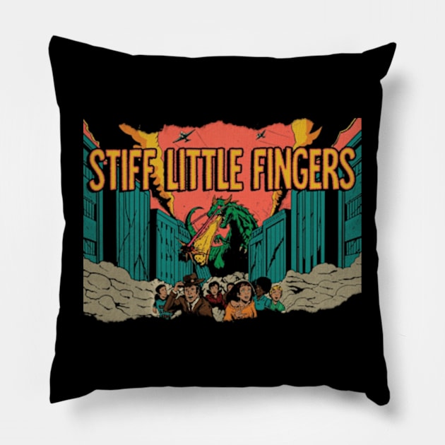 STIFF LITTLE FINGERS BAND Pillow by Kurasaki