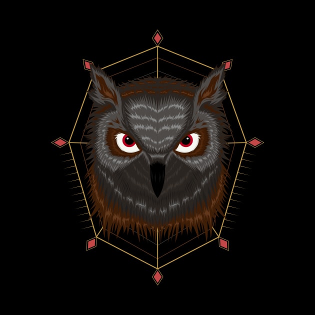 Owl vector Illustration by AGORA studio