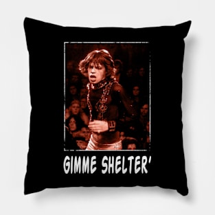 The Rolling Stones Live Shelter Concert Shirt Pillow