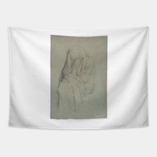 Study for Vieille Italienne(recto); Drapery Study (verso) Tapestry