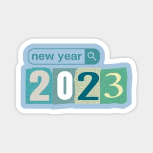 Happy New Year 2023 Magnet