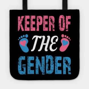 gender reveal - keeper of gender Tote