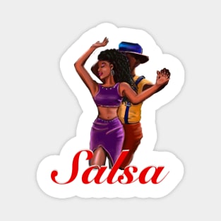 Salsa dancing couple - the best of Salsa Magnet