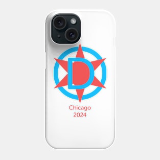 2024 Democratic National Convention Chicago Big Red Star Phone Case