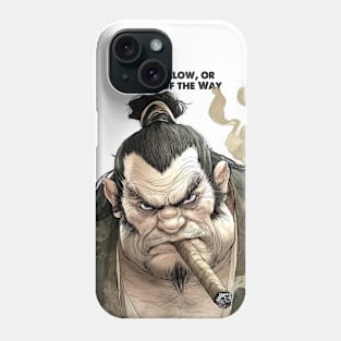 Puff Sumo: "Lead, Follow, or Get Out of the Way" -- General George Patton on a light (Knocked Out) background Phone Case